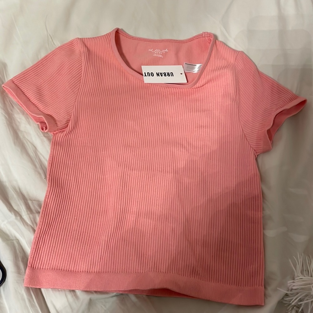 Pink crop top